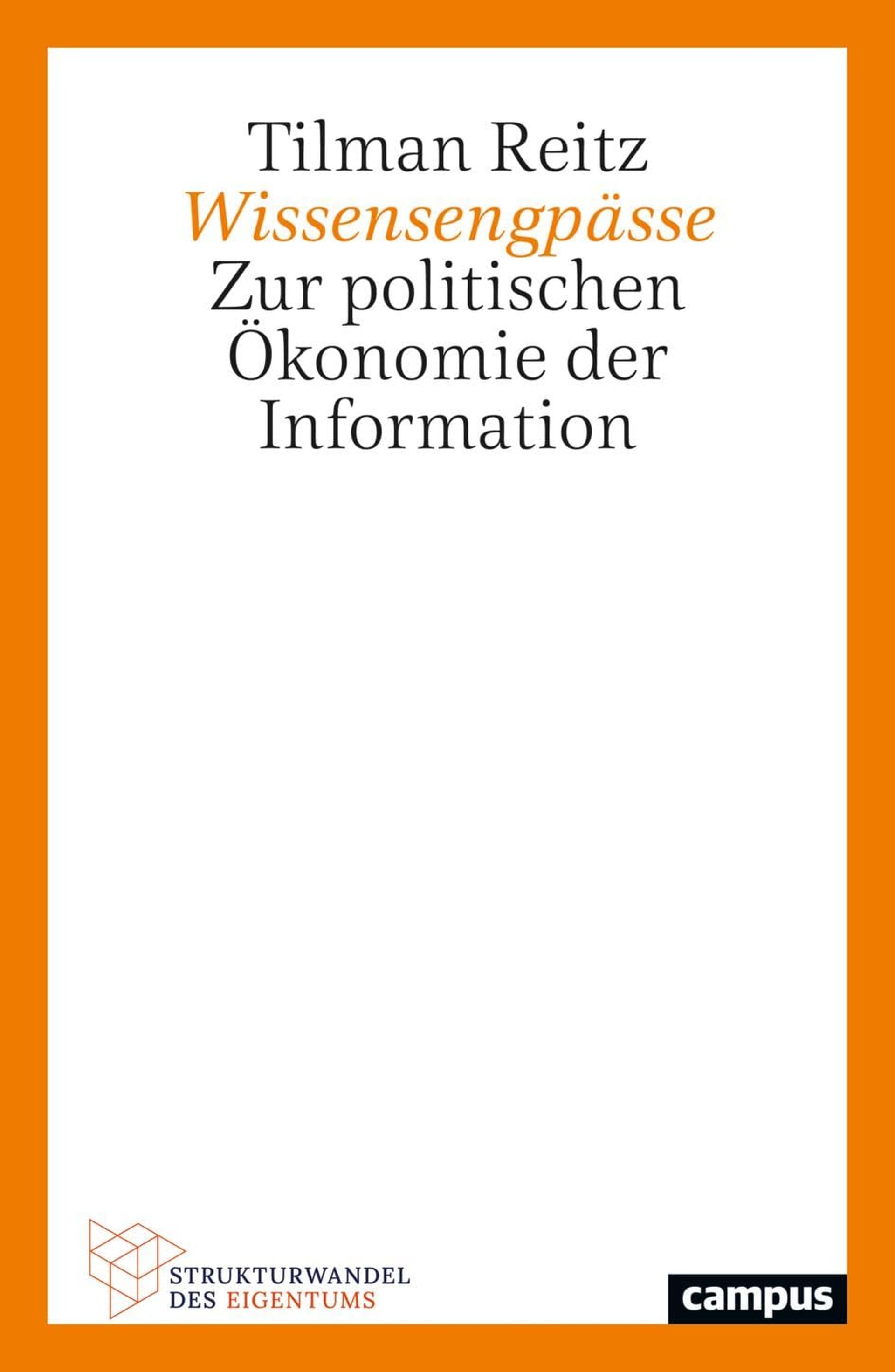 Tilman Reitz: Zur politischen Ökonomie der Information